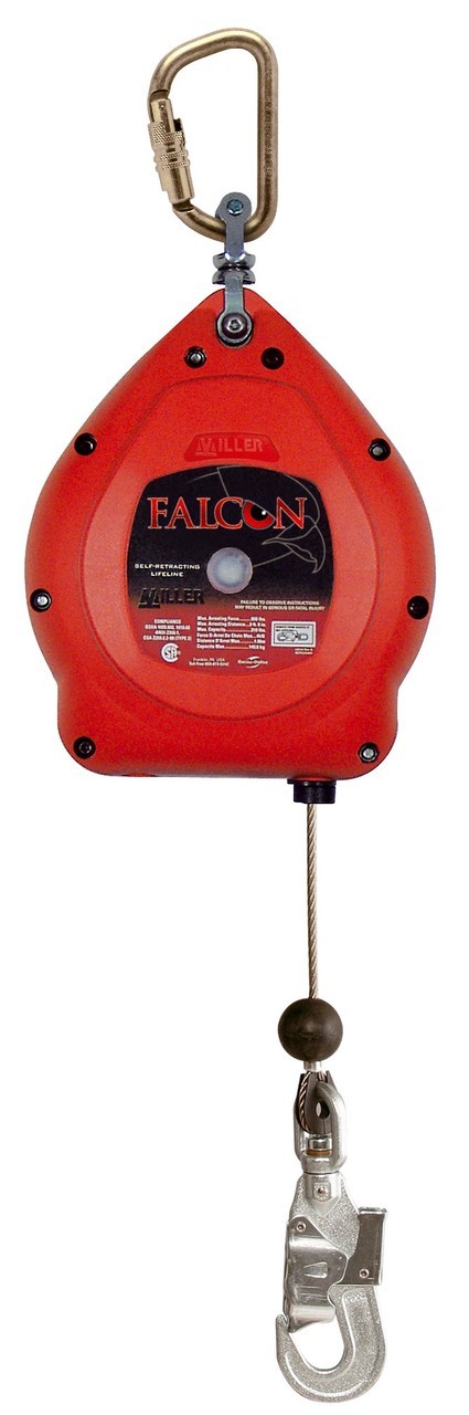 Miller Falcon™ 20 ft. Galvanized Wire Rope Self-Retracting Lifeline - SRL